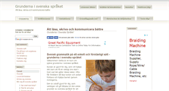 Desktop Screenshot of grundenisvenska.se