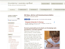 Tablet Screenshot of grundenisvenska.se